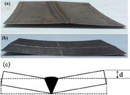 Distortion Pattern Of The Welded Plates A Along The Transverse Download Scientific Diagram