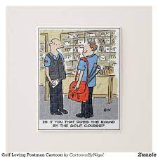 Check spelling or type a new query. Golf Loving Postman Cartoon Jigsaw Puzzle Zazzle Co Uk Jigsaw Puzzles Postman Cartoon