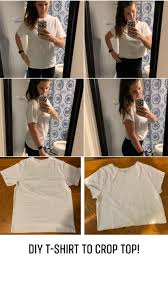 Cut a shirt to be shorter. Pin On Diy