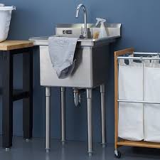 Pin By Daisy Faith Art On Laundry Room Refresh In 2020 Laundry Room Utility Sink Stainless Steel Utility Sink Utility Sink