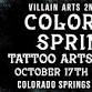 Villain Arts 2nd Annual Tattoo Arts Festival