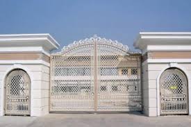 A gate with mic and camera is another great option and impressive too. Modern Front Gate Designs For Modern Home