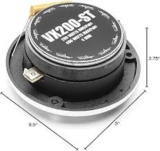 Skar Audio VX200-ST 1.8-Inch 400 Watt High Compression Aluminum Bullet  Super Tweeters, Pair : Electronics