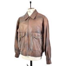 Men S Soft Brown 70 S Style Genuine Leather Mod Bomber Jacket Uk L Fashion Clothing Shoes Accessories Mensclothing Coatsja 70s Fashion Fashion Jackets Uk