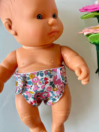 21cm Dolly Dress and Matching for Miniland or Similar Sized Dolly or  Softie, Liberty of London Thorpe