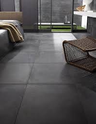 Wide Format Concrete Floor Tile Words Carrelage Salon Carreaux De Sol Carrelage