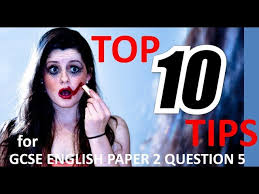 You need to be able to easily notice what techniques you use to. Top 10 Tips For Gcse English Paper 2 Question 5 Youtube