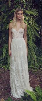 Spaghetti Strap Floral And Leaf Embroidered Wedding Dress Embroidered Wedding Dress Wedding Dresses Embroidered Wedding