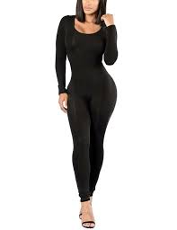 Women S Clothing Jumpsuits Rompers Overalls Women S One Piece Bodysuit Shapewear Bodycon Clubwe Clubwear Jumpsuits Jumpsuits And Romper Shapewear Bodysuit
