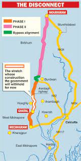 Road Map Of West Bengal Road Plan Tweak Before Polls - Telegraph India