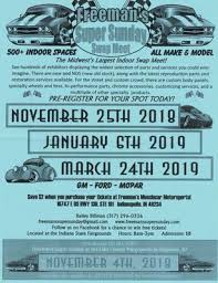 Harvest swap meet is a 2 day event being held from 20t september to 21st september 2019 at the southwest washington fairgrounds in chehalis, usa. Freeman S Super Sunday Swap Meet Events With Cars