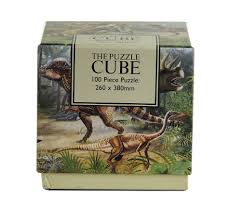 Puzzles with new zealand theme; Puzzle Cube Dinosaurs Jigsaw 100 Pieces Whitcoulls
