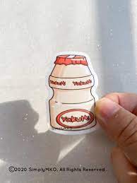  Yakult Sticker Laptop Sticker Asian Sticker Drink Sticker Etsy In 2021 Drink Stickers How To Draw Hands Stickers
