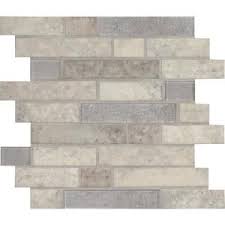 Shop backsplash panels and a variety of kitchen products online at lowes.com. Msi Zodia Interlocking 11 81 In X 11 81 In X 6mm Glass Mesh Mounted Mosaic Tile 14 55 Sq Ft Case Glsil Zodia6mm The Home Depot In 2021 Stone Decor Mosaic Flooring Mosaic Tiles