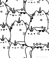 Coloring pages for kids and adults, play free coloring pages for kids and adults. Unicorn Pusheen Cat Coloring Pages Xcolorings Com