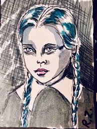 Bald Wednesday Addams 🧑🏻‍🦲