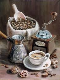 Decoupage Kaffeekunst Zeit Fur Kaffee Vintage Bilder