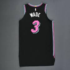 Likely that one of these two was an early. Dwyane Wade Miami Heat Game Worn City Edition Jersey 2018 19 Season Nba Auctions