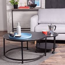 Adding modernist end or coffee tables to your living space is a function of practicality. Furniturer Coffee Tables Set Of 2 Modern Occasional Side Tables End Tables With Wheels Easy Moving Walmart Canada