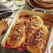Espolvorear con un poco de perejil picado y servir caliente. Recetas De Pechugas De Pollo Al Horno 38 Recetas
