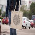 Mandala art tote bag