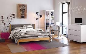 Floor lamps are not all made of metal but are of wood as well. Appealing White Tv Console Cabinet And Black Floor Lamps On Pink Girl Bedroom Design With Three Toned Rug On Laminate Wooden Floor Design And Bedside Table Paint Ideas Helda Site Furnitures