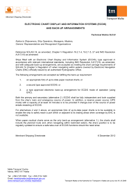 electronic chart display and information systems