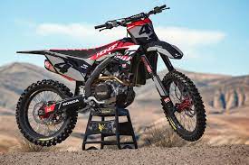 Honda Mx Graphics Shark Omxgraphics Honda Dirt Bike Custom Dirt Bike Motorcross Bike