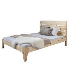 Der aufbau war etwas schwierig und wir haben schon komplette küchen aufgebaut. Holzbett Natur 140x200 Gunstig Kaufen Kostenloser Versand Homestyle4u Homestyle4u Fuhl Dich Zu Hause
