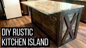True farmhouse living is a mix of indoor and outdoor life. Diy Kitchen Island Rustic Kitchen Island Makeover Under 150 Youtube