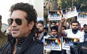 You will definitely be missed. Fans Gather Around Sachin Tendulkar S Home After He Faced Heat On His Statements On Farmers Protest
