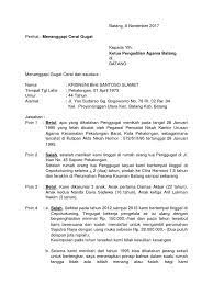 Rap arap 2 months ago. Contoh Surat Jawaban Gugatan Cerai Tergugat Perceraian Surat Nama
