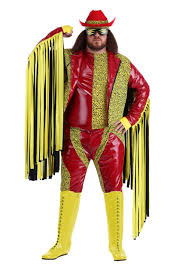 Browse our men's 1980s costumes inspired by hit movies like terminator, top gun, beetlejuice and ghostbusters. we have the best '80s wigs and other accessories to make you a dead ringer for the decade of decadence. Plus Size Macho Man Randy Savage Costume Walmart Com Walmart Com