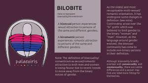 The originally etymology of bisexual is: Palaeoiris Black Translivesmatter On Twitter Moving On To Two Last Queer Identities Aromantic Trilobite Reporting For Duty Of Informing People That Romance Is Not For Everybody Give The Aro Community Some