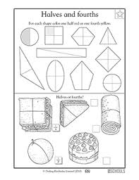 Worksheets are a mathematical coloring book, fun math game s, coloring pattern 1, coloring. Finding 1 2 And 1 4 Part 2 1st Grade Math Worksheet Greatschools