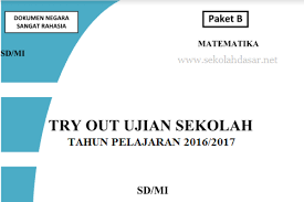 Soal Matematika Us Sd 2017 Serta Kunci Jawabannya Matikkelas6