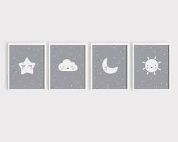 A3 Arte Imprimibles Descargar Vivero Arte Set De 4 Lindo Etsy Nursery Wall Art Printable Baby Wall Art Baby Girl Wall Art