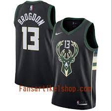 Milwaukee bucks (mil) player cap figures, cap, seasons. Nba Milwaukee Bucks Trikot Malcolm Brogdon 13 Nike 2017 18 Schwarz Swingman Herren