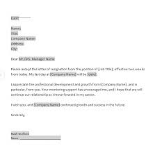 Maybe you would like to learn more about one of these? 40 Simple Two Weeks Notice Letters Resignation Letter Sample Excelshe