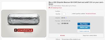 During checkout, you would input the # into the redemption code box on the first page, before logging in to your paypal account. Expired Chipotle Gift Card Discounts 60 For 50 30 For 25