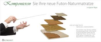 Dynamisch stützende federkernmatratze für ein luxuriöses schlafgefühl. Futon Naturschichten Individuell Konfigurieren Futon Matratze Natur