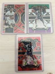 2023-24 Select Jordan Hawkins Premier & Concourse Red Cracked Ice Prizm  Rookie