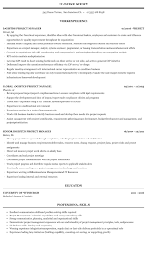 Think of your resume like any other project that needs wrangling. Logistics Project Manager Resume Sample Mintresume