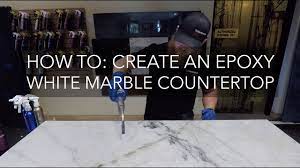 How to repair concrete driveway. How To White Marble Epoxy Countertops Countertop Epoxy Refinish Countertops Youtube