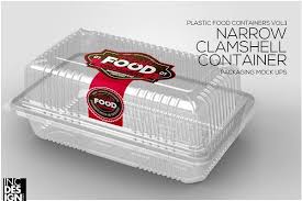 01 Clear Container Packaging Mockups Plastic Food Containers Packaging Bento Boxes Containers