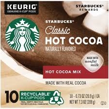 Want to use it in a meal plan? Starbucks Classic Hot Cocoa K Cup Pods 10 Ct Kroger