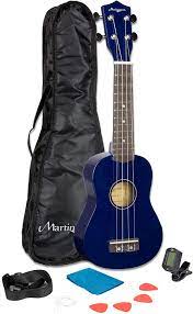 This multifunctional and space saving rolling cart will be this attractive and elegant kitchen cart can light up your living room, kitchen, study and bedroom. Amazon Com Martin Smith 21 Inch Soprano Ukulele Starter Kit Blue With Tuner Bag Plecs Strap And 2 Months Of Lessons Musical Instruments