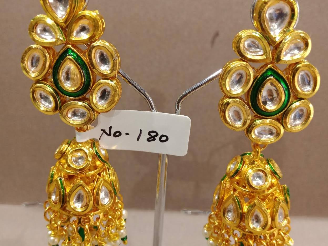 Artificial Jewellery Kundan Earrings product image