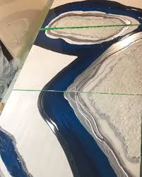 Jessica Shelton Artist On Instagram Can T Wait For This Piece To Be Finished What Colour Should I Add Next Resinart Mrsc In 2020 Gold Leaf Art Instagram Artist