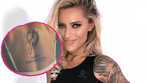 Men like tattoo designs on their back, wrists, sleeves, upper arm, shoulders and chest etc. Fur Handball Wm Sophia Thomalla Lasst Sich Tattoo Stechen Promiflash De